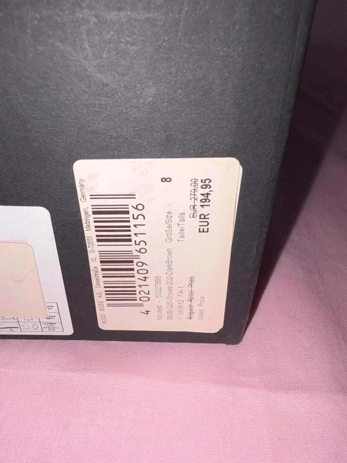 Mocasines de hombre Hugo Boss de cuero marrón con borlas, talla 42 con caja – photo 14
